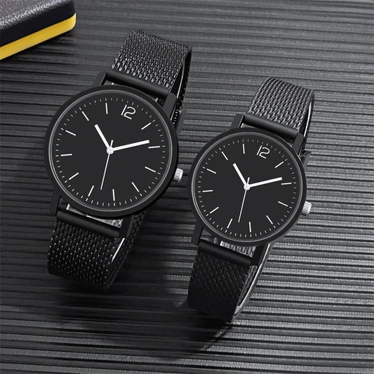 RBB Couple Quartz Watches – Waterproof Splash Resistant Fashion Wristwatches for Men & Women