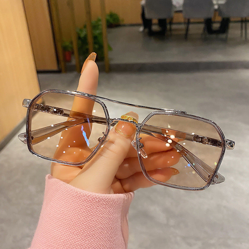 RBB Square Designer Sunglasses for Women | Vintage Small Frame | RBB UV400 Luxury Metal Shades