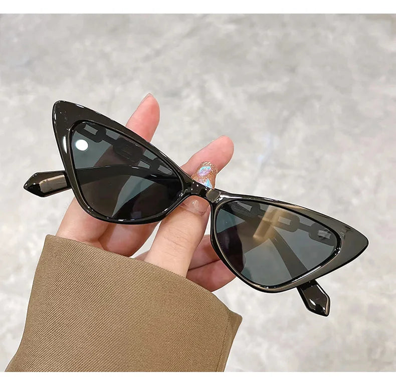 RBB Classic Cat Eye Sunglasses – Vintage Small Frame Designer Shades for Women