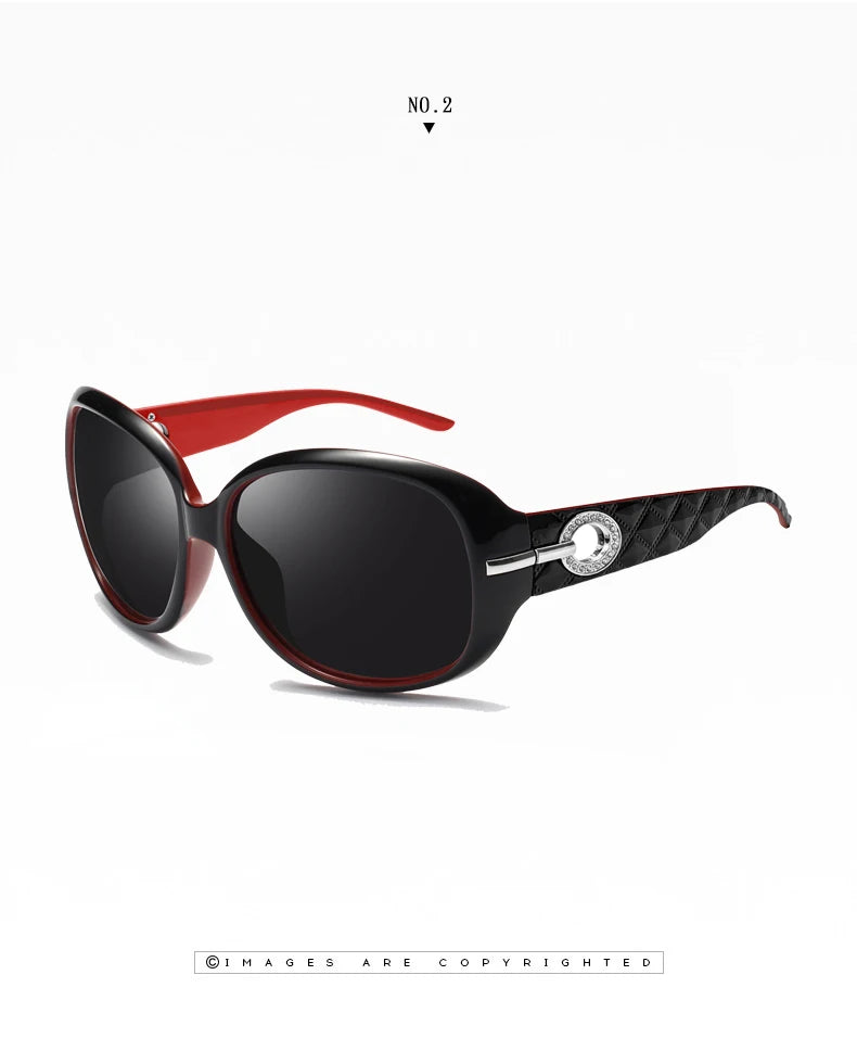 RBB Women’s Polarized Sunglasses – UV400 Retro Diamond Butterfly Frame Fashion Eyewear