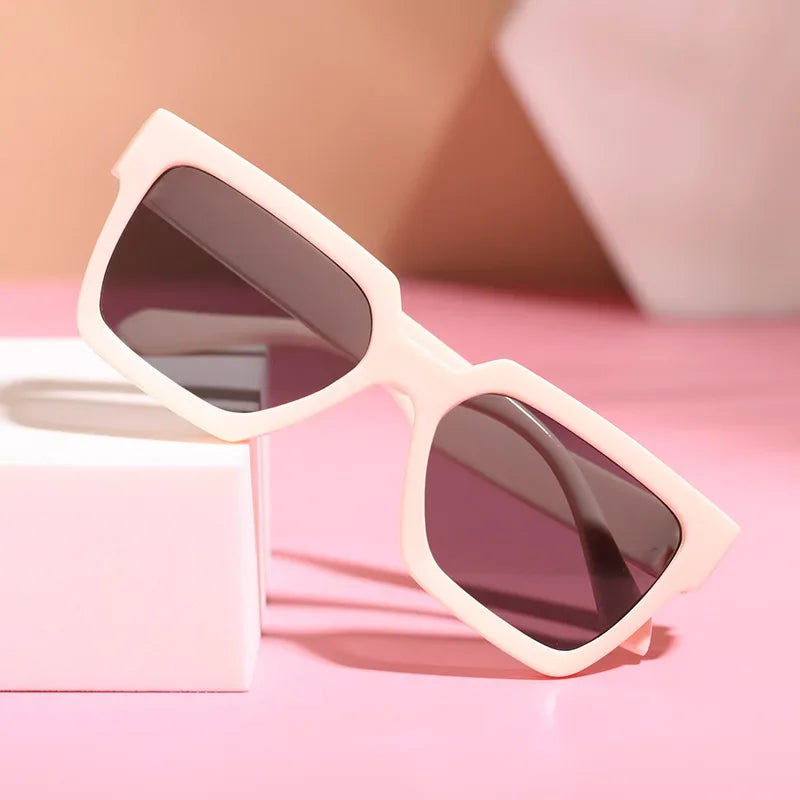 RBB Kids Polarized Square Sunglasses – UV400 Small Rectangle Shades for Boys & Girls