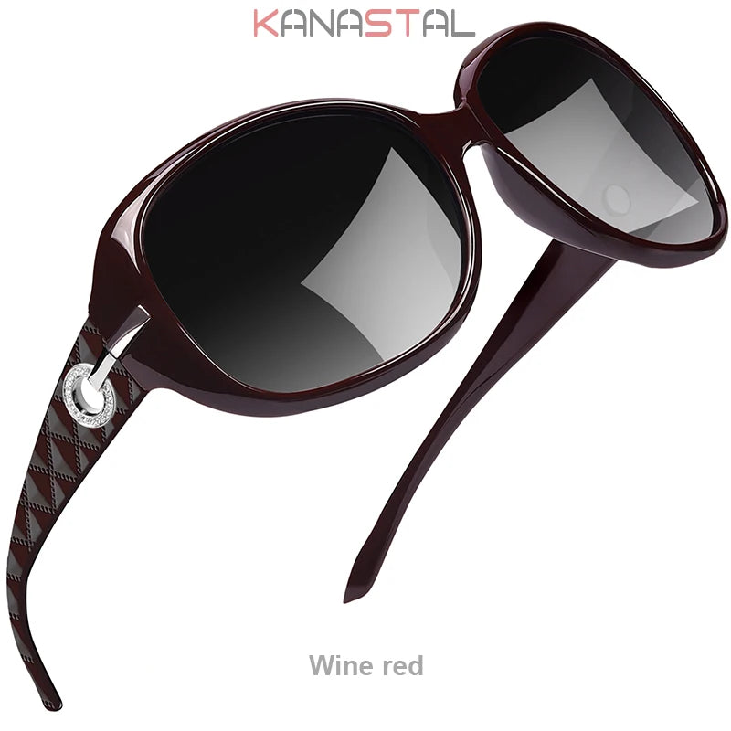 RBB Women’s Polarized Sunglasses – UV400 Retro Diamond Butterfly Frame Fashion Eyewear