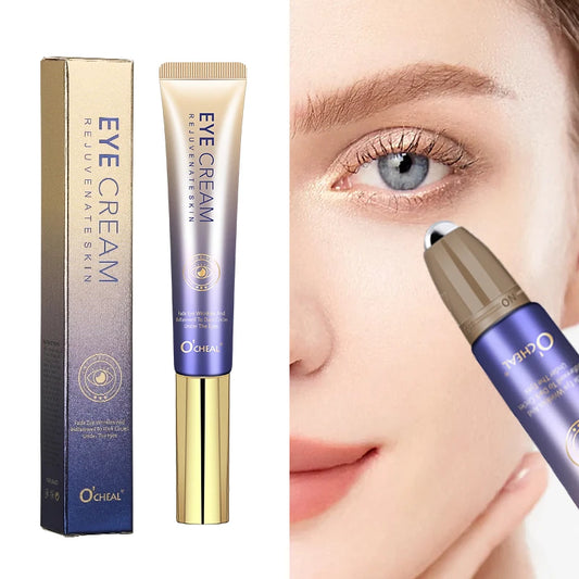 Anti-Wrinkle Eye Cream with Roller Ball – Hydrating Hyaluronic Acid Serum for Fine Lines & Puffiness