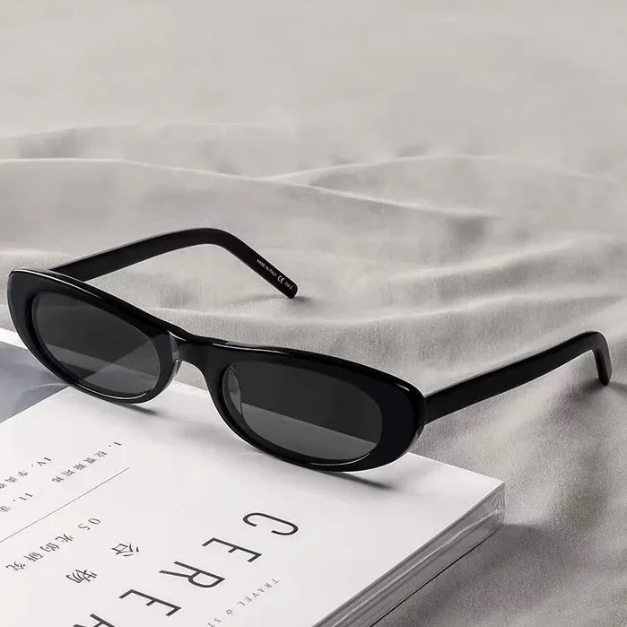 RBB Retro Oval Sunglasses for Women – 2024 Small Frame Street Style Fashion