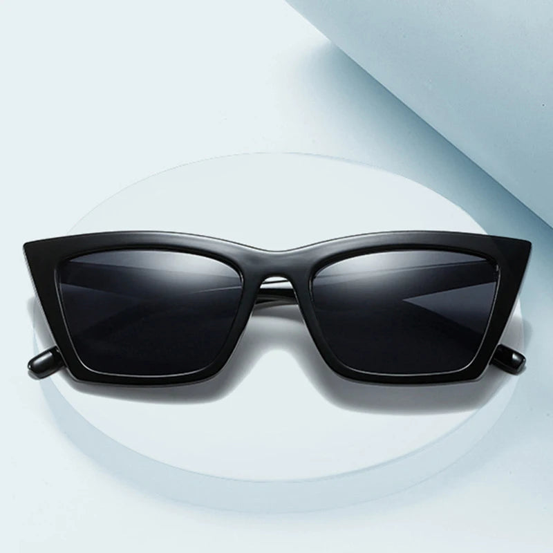 RBB Vintage Cat Eye Sunglasses – Retro Small Square Frame for Women