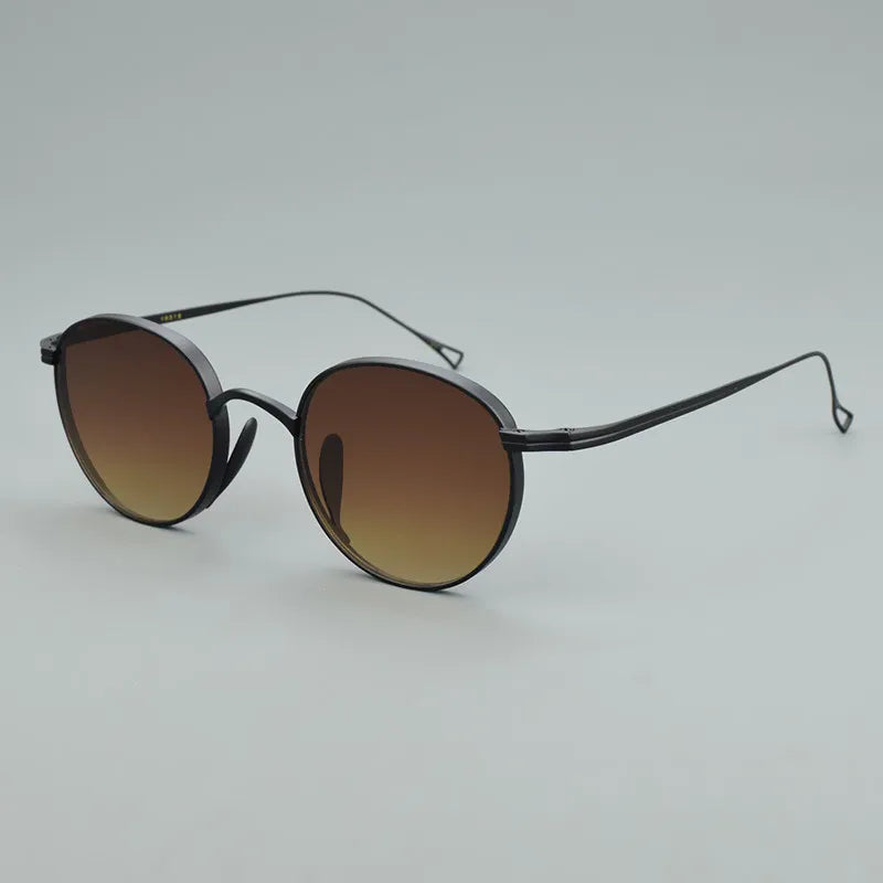 RBB 2025 Luxury Oval Sunglasses – Vintage Titanium UV400 Eyewear for Men & Women