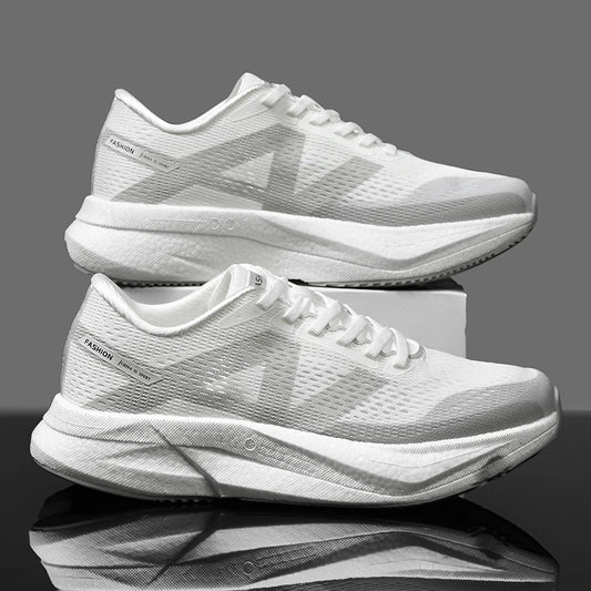 Men’s Race Training Sneakers – Carbon Plate, Pivot Support & Shock Absorption