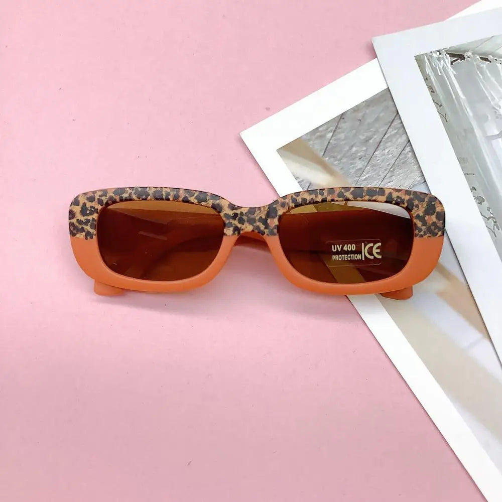 RBB Kids Oversized Square Sunglasses – Trendy Double-Color Frame Eyewear for Boys & Girls