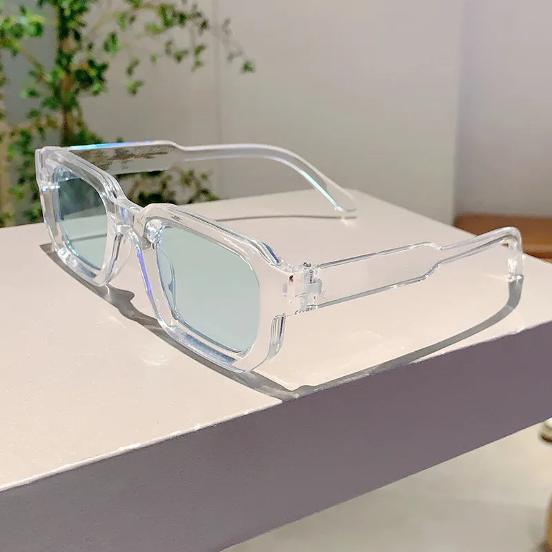 RBB Vintage Rectangle Sunglasses – Unisex Retro Luxury UV400 Fashion Eyewear
