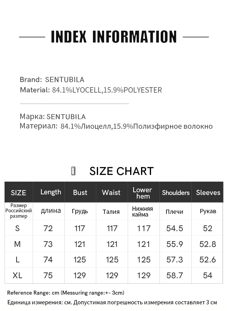SENTUBILA Sheer Knot Shirts Women 2025 Elegant Casuals Long Drop Sleeve Button Up Shirts & Blouses Female Clothes 132C48674