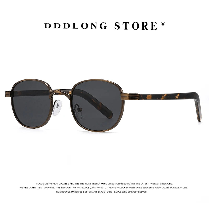 RBB Retro Small Round Metal Sunglasses – Classic Vintage UV400 Eyewear for Men & Women