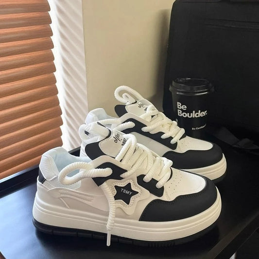 Women’s Platform Sneakers – Designer Casual Lace-Up Tennis & Running Shoes