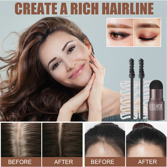 RBB One-Step Eyebrow Stamp Shaping Kit | Waterproof Brow Stamp + Brush Set for Effortless Eyebrow Perfection