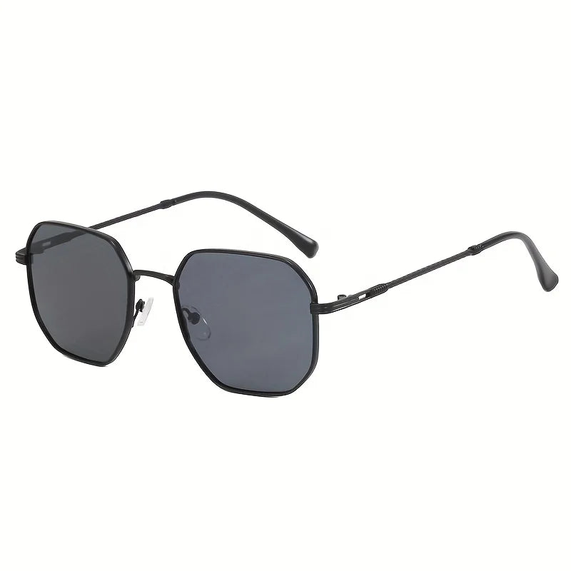 RBB European Style Fashionable Glasses – Black & Gold Borders with High-Quality Lenses (Unisex)