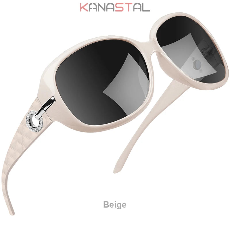RBB Women’s Polarized Sunglasses – UV400 Retro Diamond Butterfly Frame Fashion Eyewear