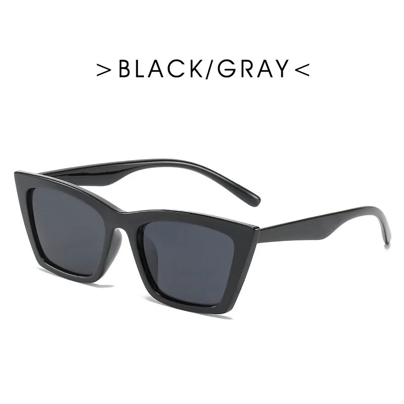 RBB Vintage Cat Eye Sunglasses – Retro Small Square Frame for Women