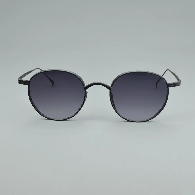 RBB 2025 Luxury Oval Sunglasses – Vintage Titanium UV400 Eyewear for Men & Women