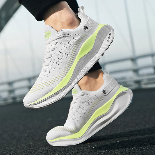 RBB Men’s Cushioning Running Shoes – Lightweight EVA Midsole, Breathable Mesh Sneakers for Gym & Walking