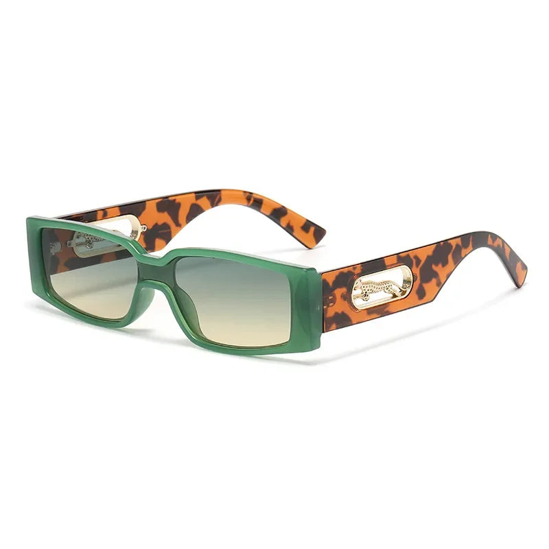 RBB Women’s Square Metal Fashion Sunglasses – Small Frame UV400 Streetwear Eyewear