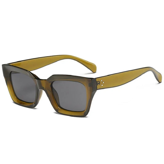 RBB Women’s Luxury Oversized Square Sunglasses – UV400 Vintage Big Frame Shades