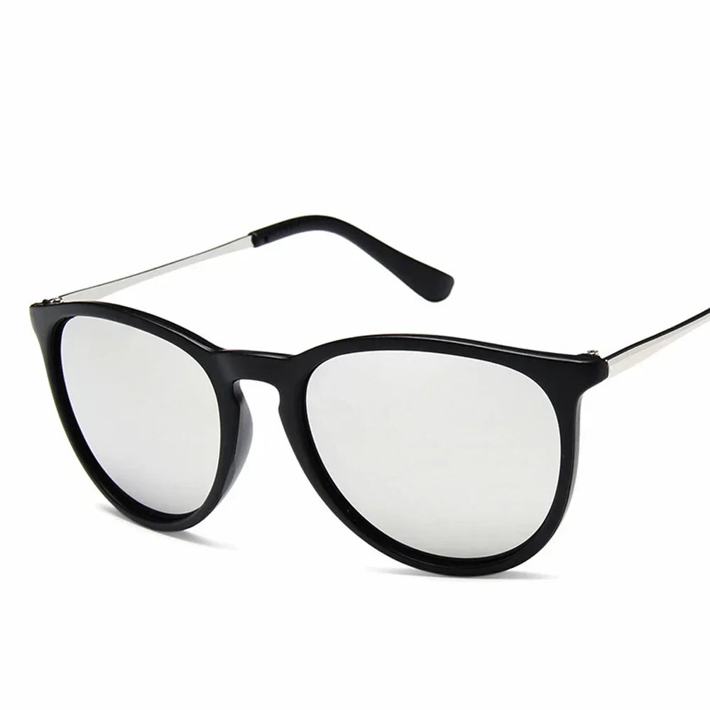 RBB Oval Small Transparent Sunglasses – UV400 Classic Clear Shades for Women (2025 Trend)