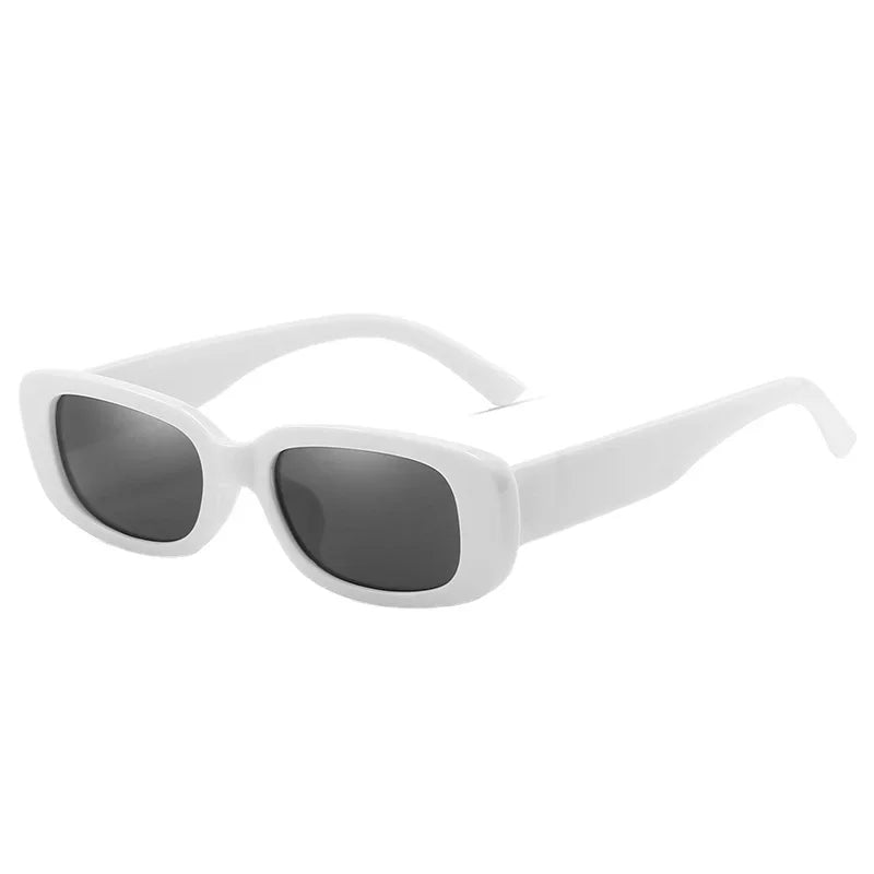 RBB Vintage Oval Sunglasses – UV400 Small Rectangle Ellipse Eyewear for Women