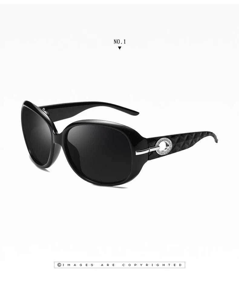 RBB Women’s Polarized Sunglasses – UV400 Retro Diamond Butterfly Frame Fashion Eyewear