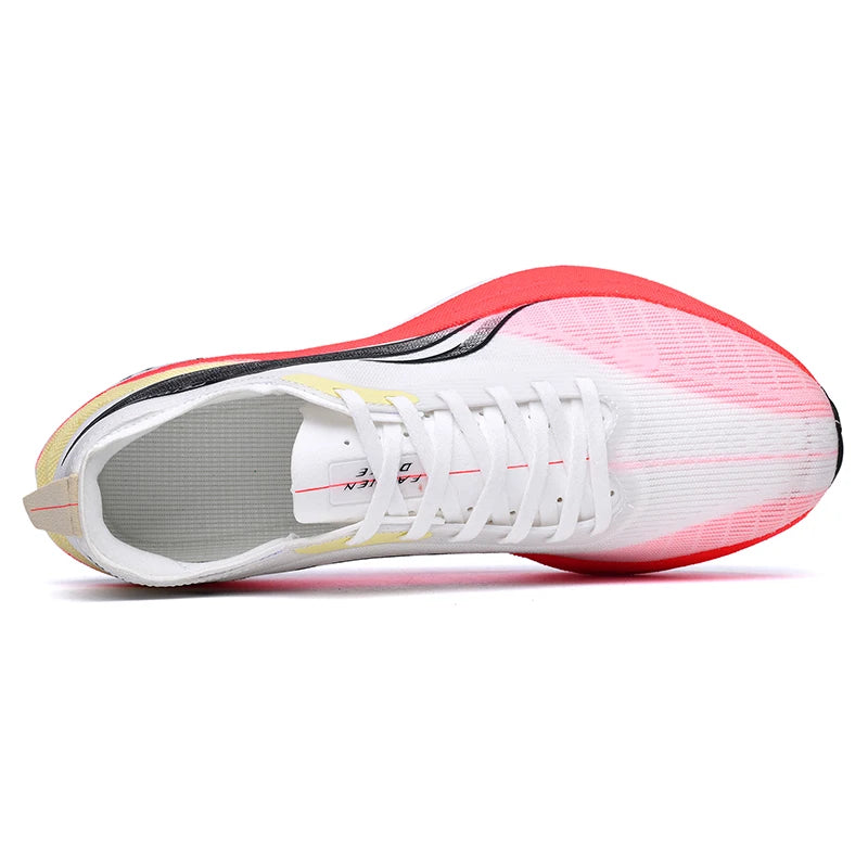 Men’s Fashion Running Shoes – Breathable Mesh, Carbon Plate, Rubber Outsole | Red Rabbit Limited Edition