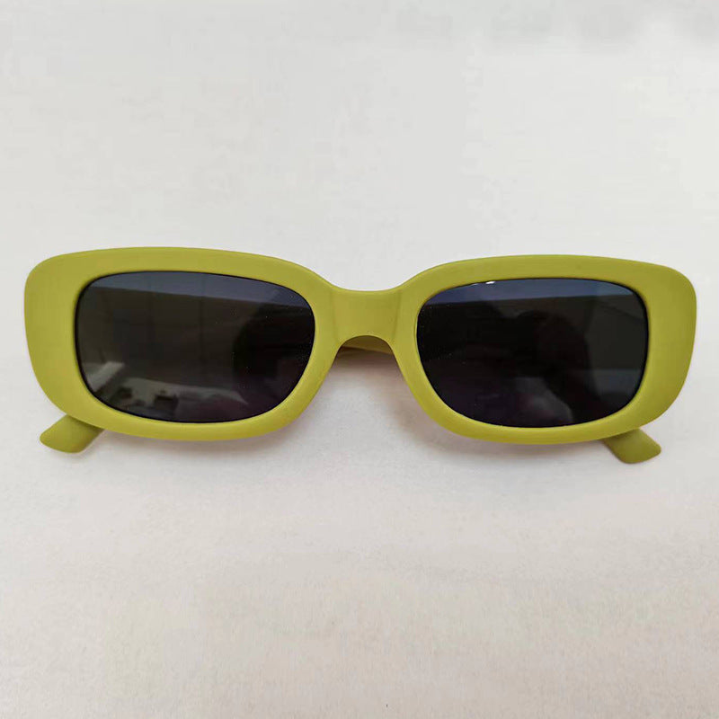 RBB Vintage Oval Sunglasses – UV400 Small Rectangle Ellipse Eyewear for Women