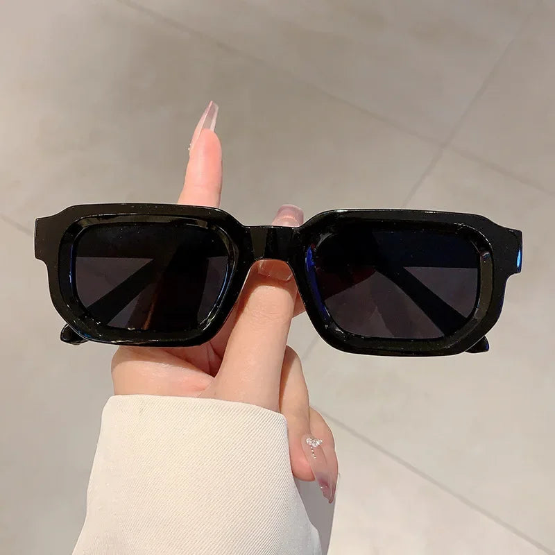 RBB Vintage Rectangle Sunglasses – Unisex Retro Luxury UV400 Fashion Eyewear