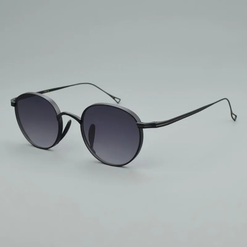 RBB 2025 Luxury Oval Sunglasses – Vintage Titanium UV400 Eyewear for Men & Women
