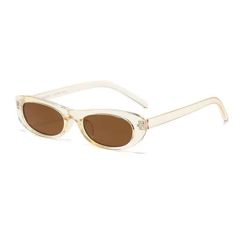 RBB Retro Oval Sunglasses for Women – 2024 Small Frame Street Style Fashion