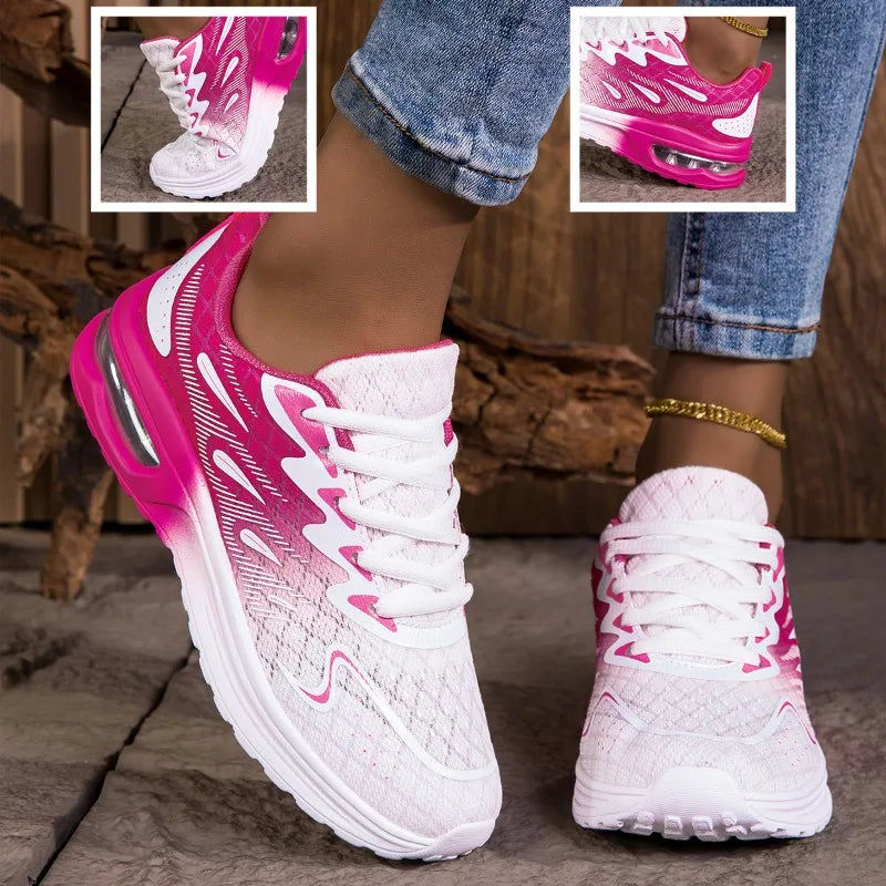 Women’s Lightweight Breathable Running & Walking Sneakers – Non-Slip & Comfortable