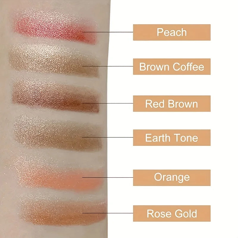 Two-Color Gradient Eyeshadow Stick – Natural 3D Effect, Long-Lasting & No Smudge
