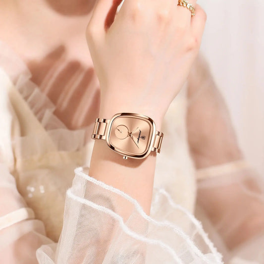RBB Luxury Women’s Quartz Watch – Waterproof Stainless Steel Elegant Wristwatch