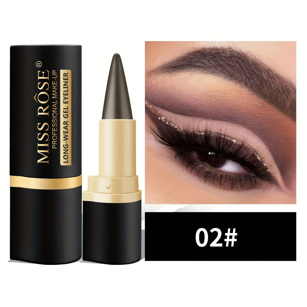 Waterproof Gel Eyeliner Pencil – Quick-Dry, Matte, Smudge-Proof for Daily & Party Makeup