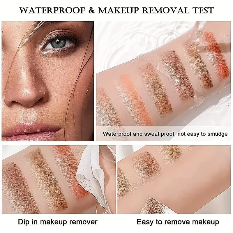Two-Color Gradient Eyeshadow Stick – Natural 3D Effect, Long-Lasting & No Smudge