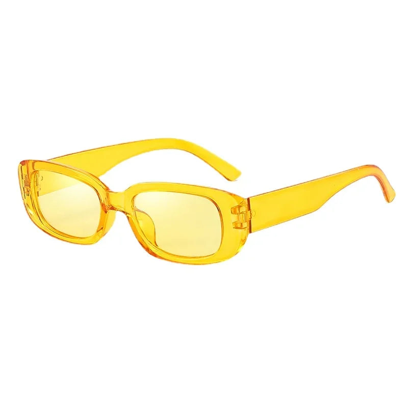 RBB Vintage Oval Sunglasses – UV400 Small Rectangle Ellipse Eyewear for Women